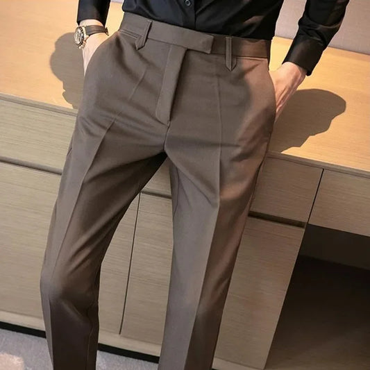 British Gentleman Coffee Suit Pants