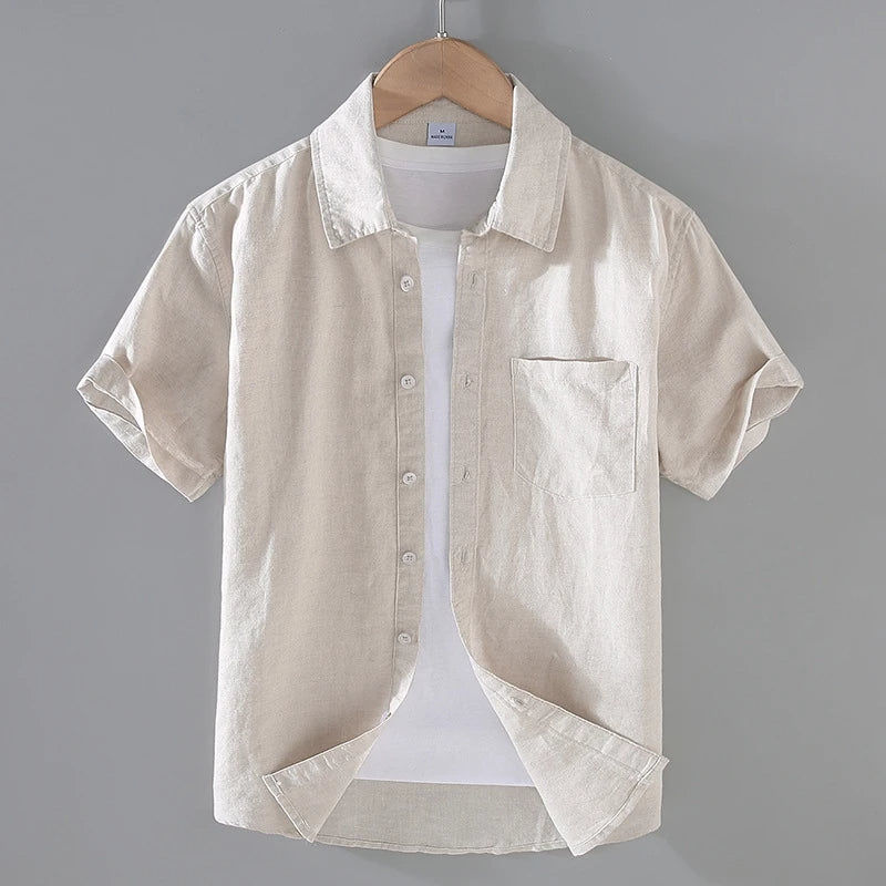 Hot Sale Men’s Linen Shirt