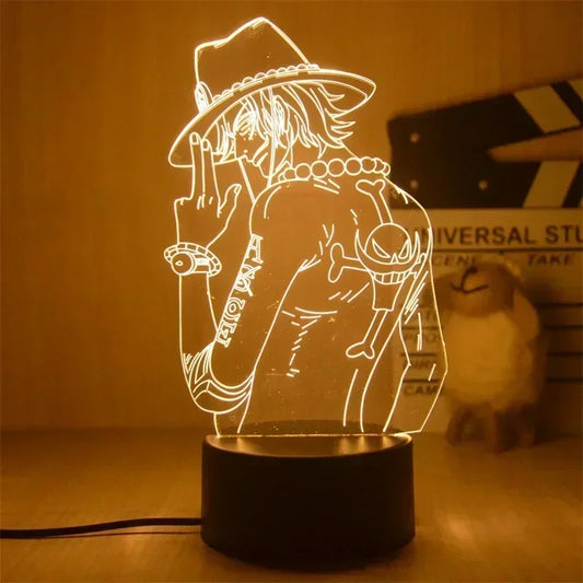 Pirate Glow: One Piece Lamp