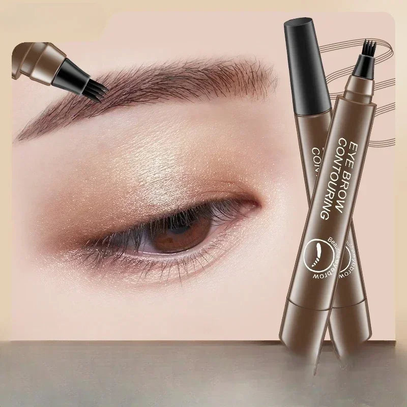 4-Tip Waterproof Brow Pen