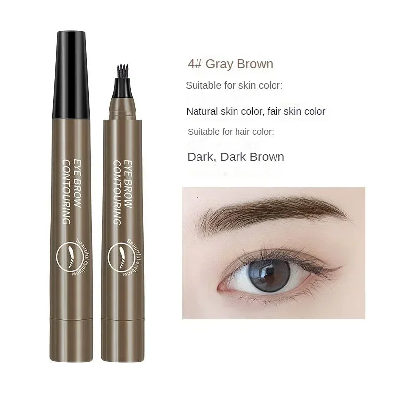 4-Tip Waterproof Brow Pen