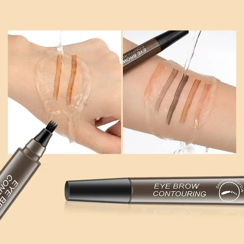4-Tip Waterproof Brow Pen