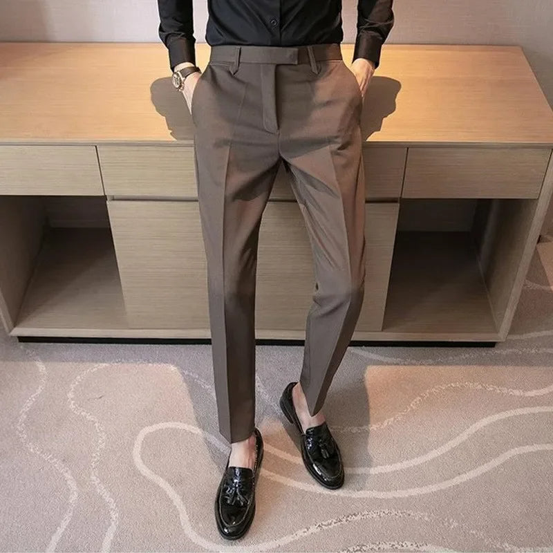 British Gentleman Coffee Suit Pants