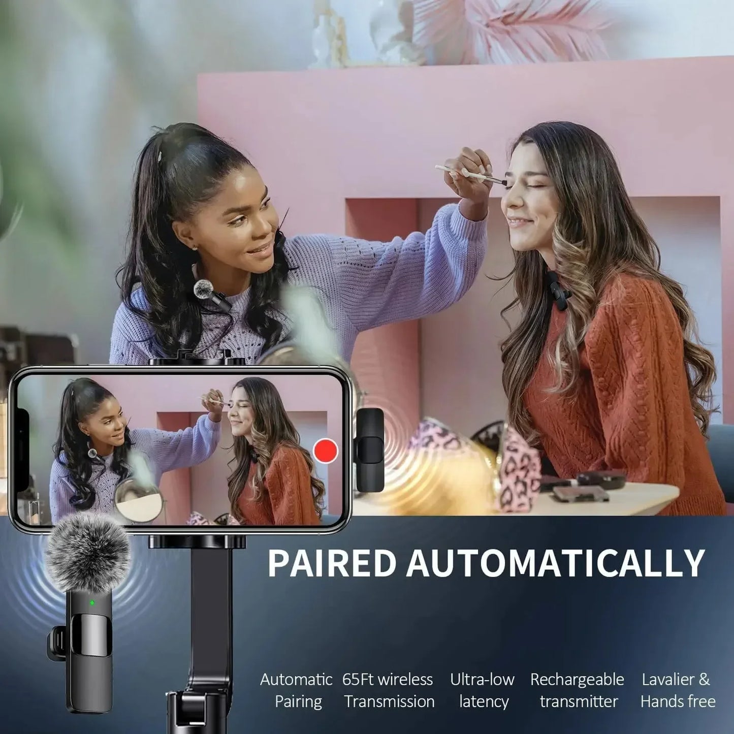 portable Wireless Lavalier Mic